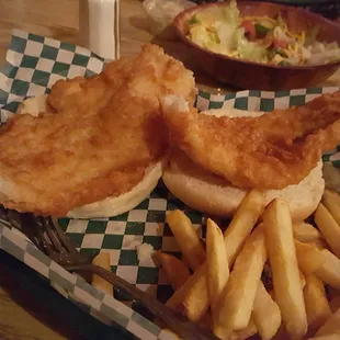 Awesome fish sandwich!