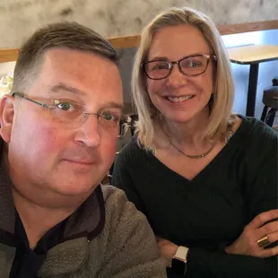 Tamzin and I are at the bar at E Town.