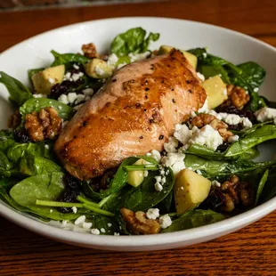 Salmon &amp; Spinach Salad