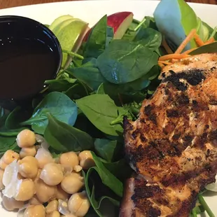 Salmon and Spinach Salad