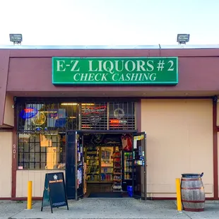 the front of the store