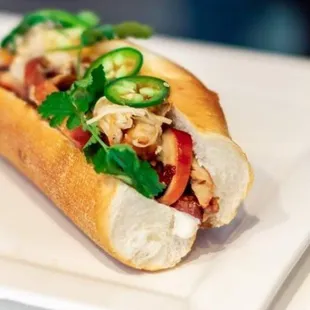 BBQ Chicken Banh Mi from Thank Que Grill