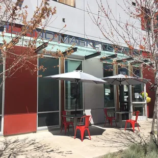 Outdoor seating