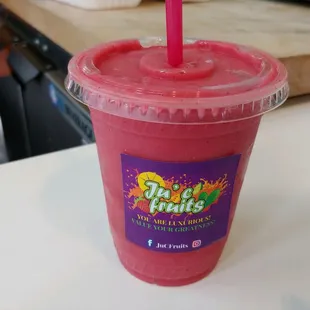 F*** Breast Cancer Smoothie from Ju&apos;C Fruits