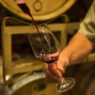 From barrel to glass!