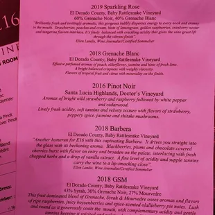 Tasting as of May 2021