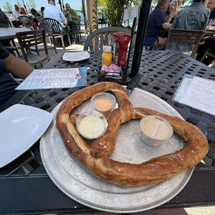 Appetizer pretzel
