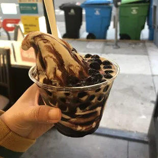 Boba soft serve
