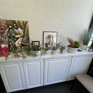 Cute plants and art