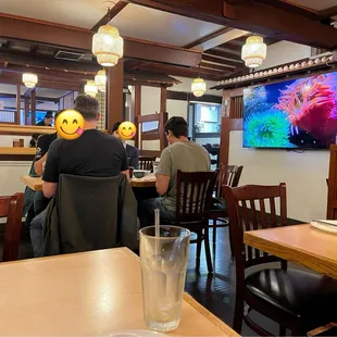 Interior of restaurant