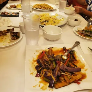 Family style dining and accommodation for a party of 15 easily executed.