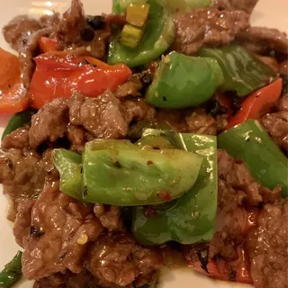 87. Beef with Black Bean Sauce