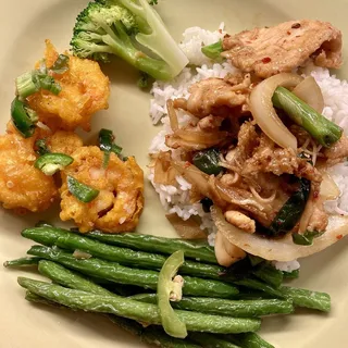 94. Stir Fried Chicken Mongolian Style