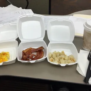 Breakfast at the office