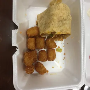 chicken wings and fried chicken, food