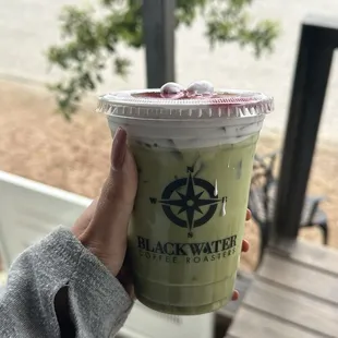 Blackberry matcha