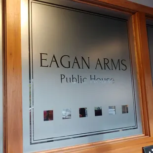 the entrance to the building