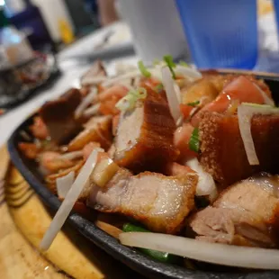 Sizzling Lechon Kawali