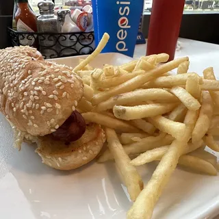 Kids Hot Dog and Fries