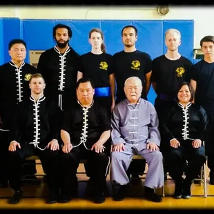 Picture taken in NYC training with Grand Master Leung Shum.