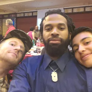 Two of my fellow training brothers and myself.
