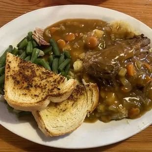 Tuesday pot roast special. 14.00 Worth it!