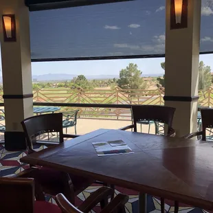 View of the putting course