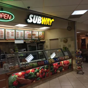 There's a Subway inside