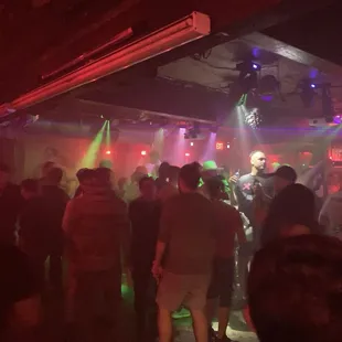 Downstairs dance floor can be fully packed on a Saturday night