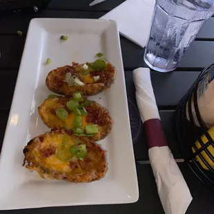 Potatoe skins are really good and fresh