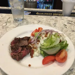 Wedge salad &amp; filet!