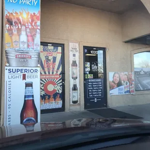 the outside of the building