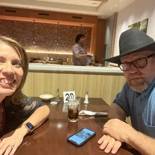 My husband &amp; I went to the Eagle Mountain Casino tonight. The small diner was almost empty.