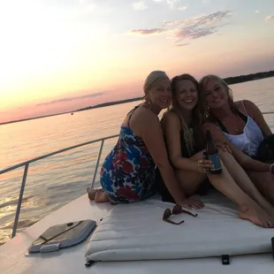 Enjoying some sunset on Eagle Mountain Lake.