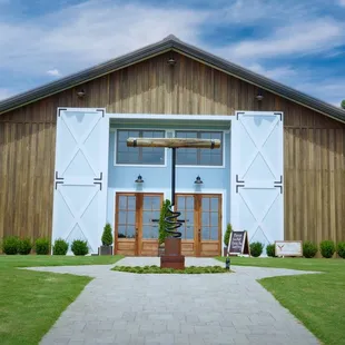 the entrance to the winery