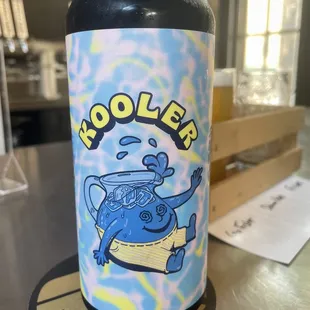 Blue raspberry lemonade kooler seltzer