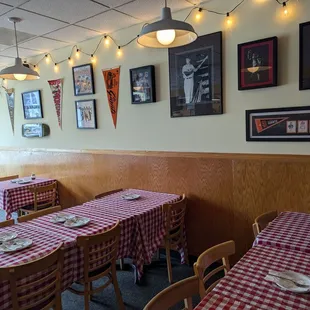 Front left dining area