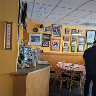 Beer counter and drinks station