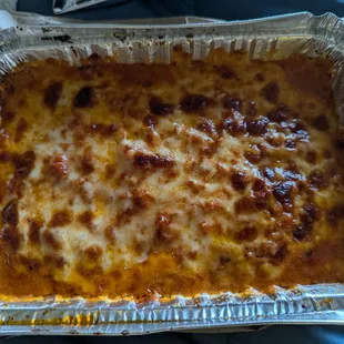 Classic meat lasagna