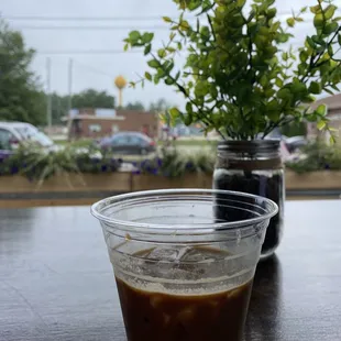 Iced cortado
