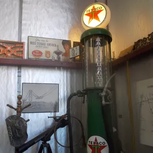 cool antiques in the tasting area