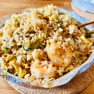 Shrimp fried rice