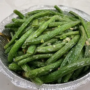 Garlic string beans