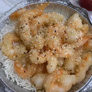 Honey Sesame Shrimp