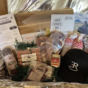 the contents of the box