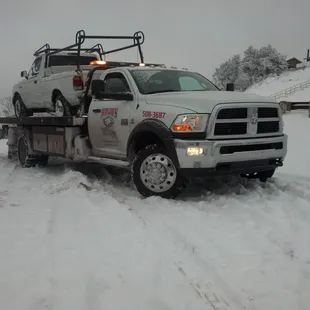 towing in the snow in albuquerque new mexico