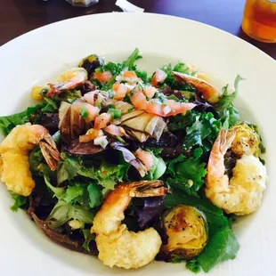 Tempura Shrimp salad