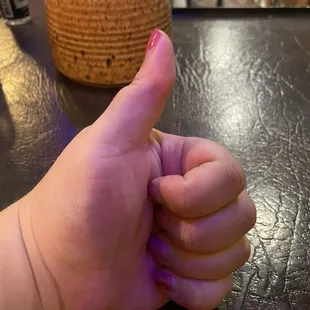 Thumbs up