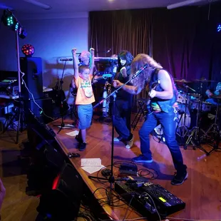 The band took my son on stage!!