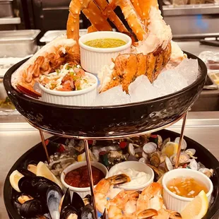Upgraded Seafood Table Tower!